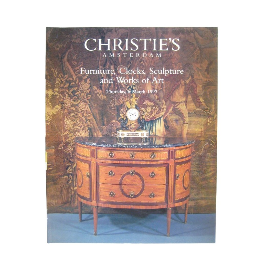 Christie's Auction Catalog Furniture Clocks Sculpture Art Amsterdam 1997